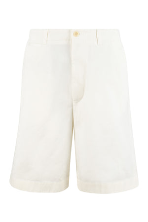 Cotton drill shorts-0